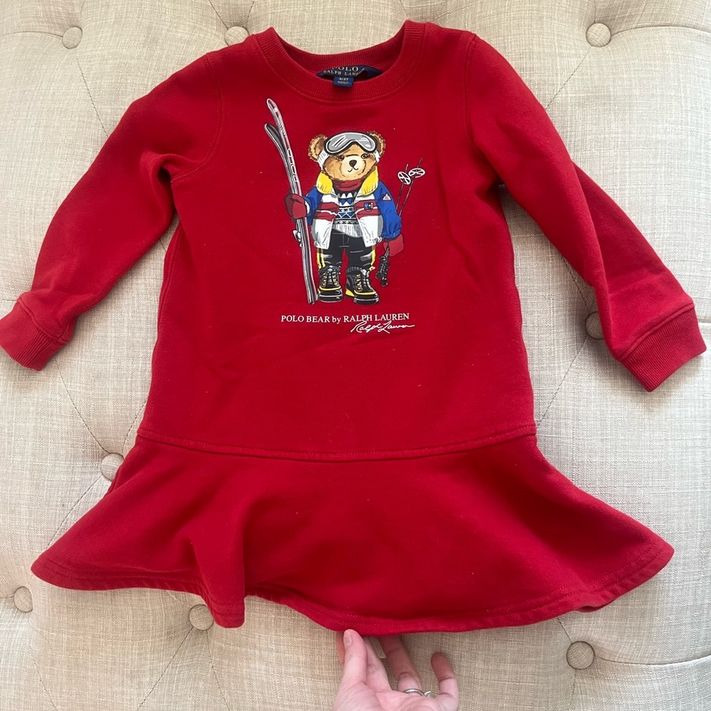 Girls Ralph Lauren red dress